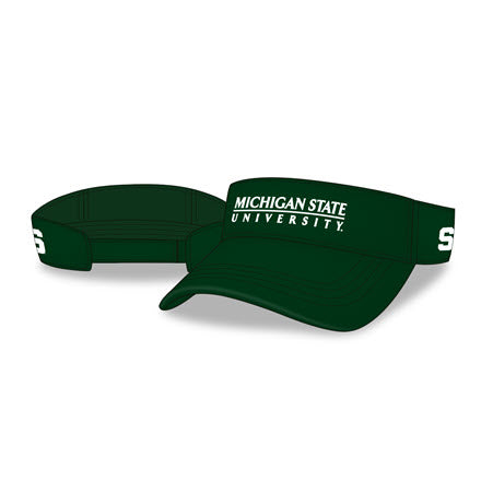 Michigan State Spartans Wordmark Visor