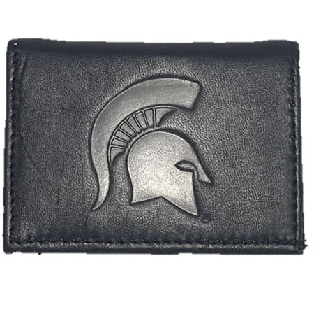 Michigan State Spartans Wallet Leather - Brown