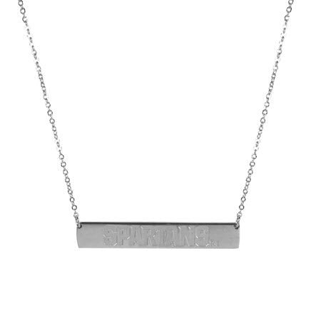 Michigan State Spartans  Bar Necklace