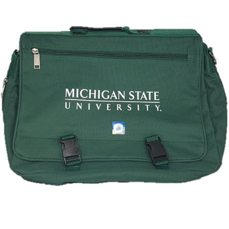 Michigan State Spartans Expandable Briefcase Bag