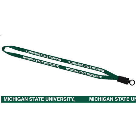 Michigan State Spartans 1/2" Cotton Lanyard