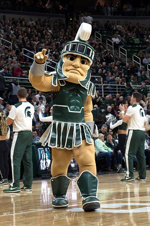 Michigan State Spartans Postcard - Sparty @ Breslin